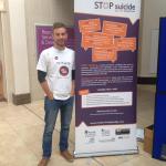 Jonny Benjamin supporting the STOP Suicide Campaign